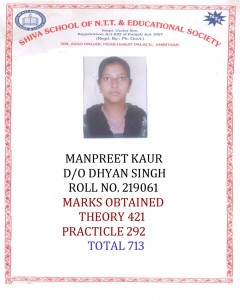219061 MANPREET KAUR
