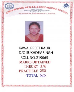 219065 KAWAL PREET KAUR
