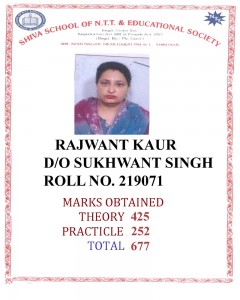 219071 RAJWANT KAUR