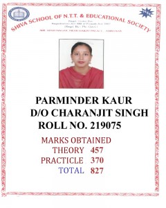 219075 PARMINDER KAUR
