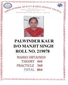 219078 PALWINDER KAUR