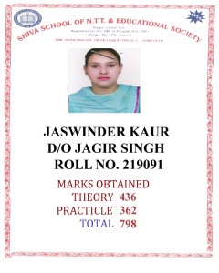 219091 JASWINDER KAUR
